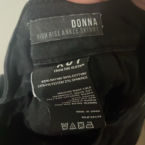 KUT From The Kloth Donna High Rise Ankle Skinny Size 6P - Picture 13 of 15